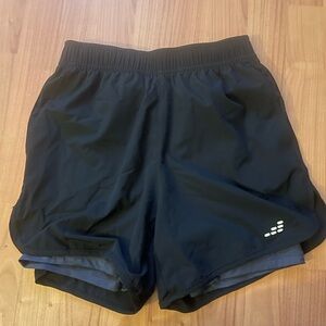 BCG Women's Run 2-in-1 Woven Shorts Sz Small